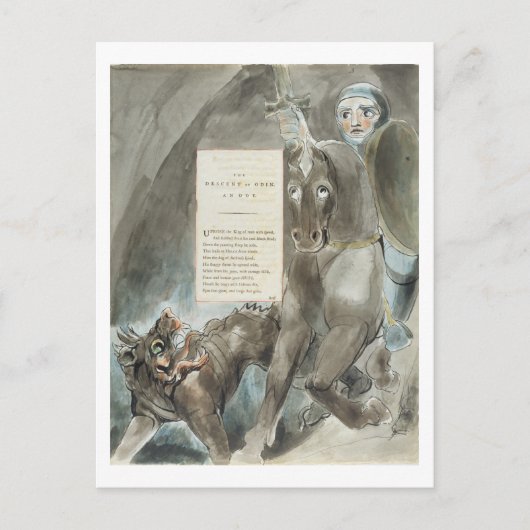 De afkomst van Odin, een ode, uit 'De gedichten va Briefkaart (Voorkant)