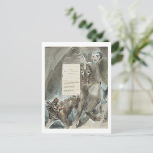 De afkomst van Odin, een ode, uit 'De gedichten va Briefkaart (Staand voorkant)