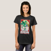 De afleiding Dragons & Boeken Funny Tarot Readin T-shirt (Voorkant volledig)