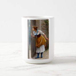 De Afluisteraar (door Eugene de Blaas) Koffiemok