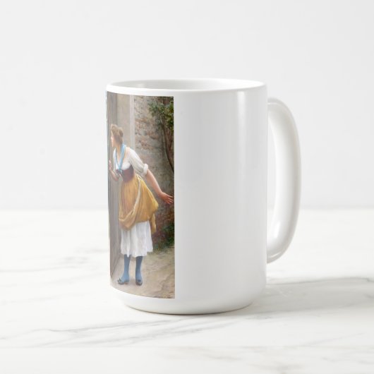 De afluisteraar (door Eugene de Blaas) Koffiemok (Voorkant rechts)