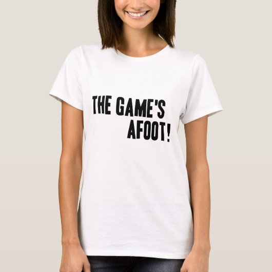 De Afoot van het Spel. Dames T-Shirt (Voorkant)