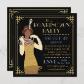 De Afrikaanse Amerikaanse flatpanel Gold & Black v Kaart (Voorkant / Achterkant)