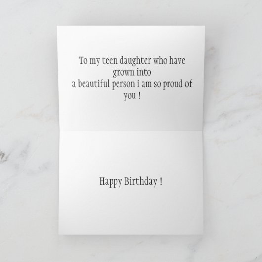 De Afrikaanse Amerikaanse Kaart van de Verjaardag (Binnen)