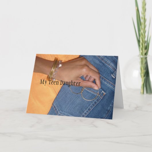 De Afrikaanse Amerikaanse Kaart van de Verjaardag (Voorkant)