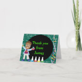 De Afrikaanse Amerikaanse Wetenschapper van de Bedankkaart (Voorkant)