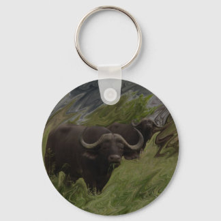 De Afrikaanse buffel Sleutelhanger