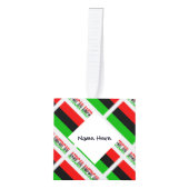 De Afrikaanse Diaspora of de Amerikaanse Vlag Tege Decoratie (Voorkant)