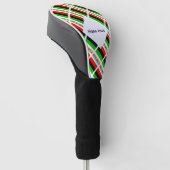 De Afrikaanse Diaspora of de Amerikaanse Vlag Tege Golfheadcover (Schuin)