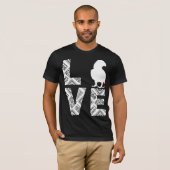 De Afrikaanse grijze papegaai T-shirt (Voorkant volledig)