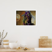 De Afrikaanse Jongen van het Oerwoud Poster (Keuken)