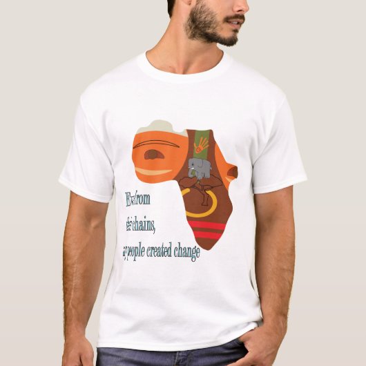 De Afro-Amerikaanse cultuur T-shirt (Voorkant)