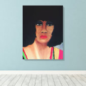 DE AFRO CANVAS AFDRUK (Insitu (Houten vloer))