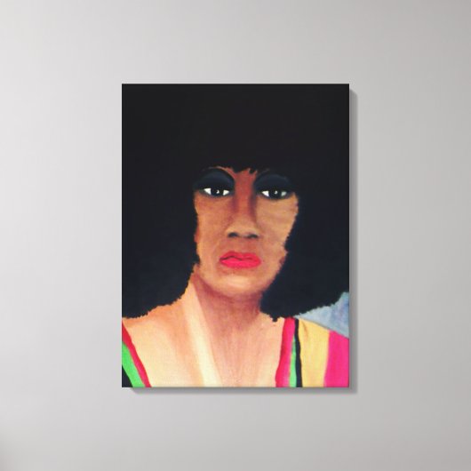 DE AFRO CANVAS AFDRUK (Voorkant)