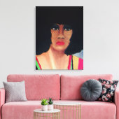 DE AFRO CANVAS AFDRUK (Insitu (Woonkamer))
