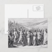 De afscheiding van het volk naar de Mons Sacer Briefkaart (Voorkant / Achterkant)