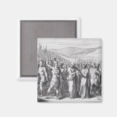 De afscheiding van het volk naar de Mons Sacer Magneet (Voorkant / Achterkant)