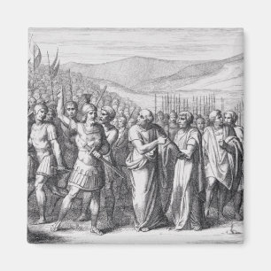 De afscheiding van het volk naar de Mons Sacer Magneet