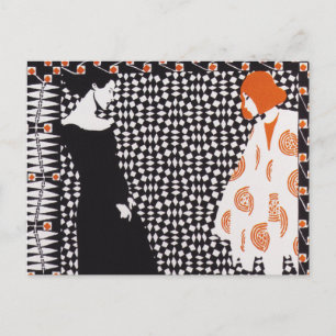 De Afscheiding van Wenen - Kolo Moser Vorfruhling Briefkaart