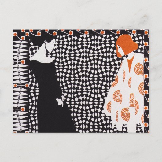 De Afscheiding van Wenen - Kolo Moser Vorfruhling Briefkaart (Voorkant)