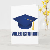 De afscheids Blauwe Gift van de Afstuderen van het Kaart (Gele Bloem)