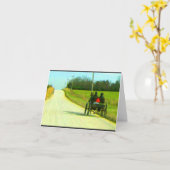 De AfscheidsKaart van Amish Kaart (Gele Bloem)