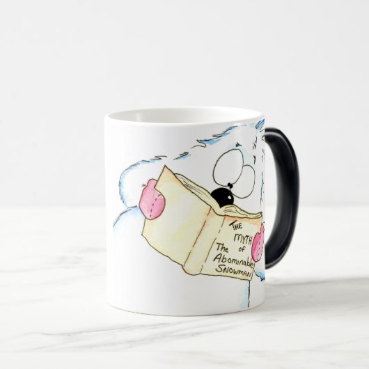 De afschuwelijke Snowman Magische Mok (Voorkant rechts)