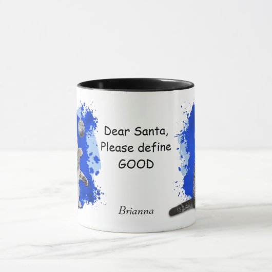 De afspeelbare Kitten heeft de Kerstman nodig om G Mok (Midden)