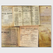 De afspeelbrieven cadeaupapier (Vlak)