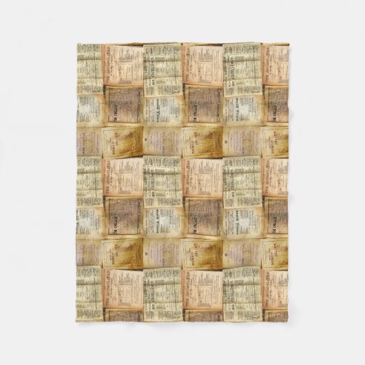 De afspeelbrieven fleece deken (Voorkant)