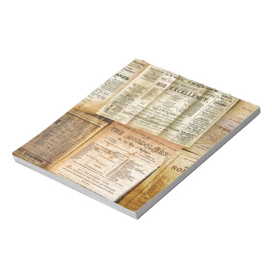 De afspeelbrieven notitieblok (Linkerzijde)