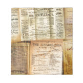 De afspeelbrieven notitieblok (Voorkant)