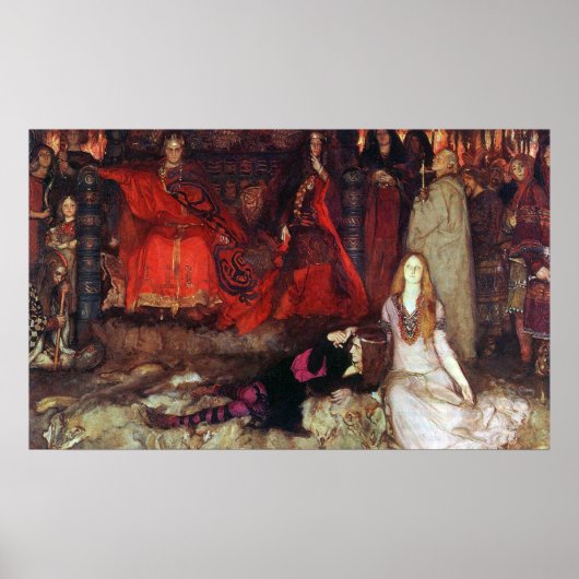 De afspeelscène in "Hamlet" Poster (Voorkant)