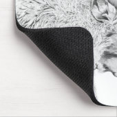 De afstand - Mousepad Muismat (Hoek)