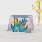 De afstand tussen het Wenskaart van Vrienden Kaart (Gele Bloem)