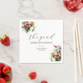 De Afstudeerder Elegant Spring Floral Servet (Insitu)