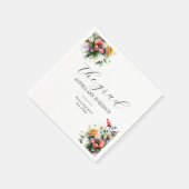 De Afstudeerder Elegant Spring Floral Servet (Hoek)