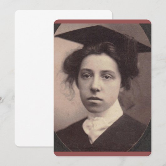 De Afstuderen Aankondiging (Voorkant / Achterkant)