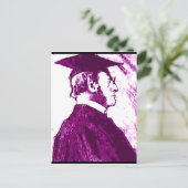 De Afstuderen Aankondigingskaart (Staand voorkant)