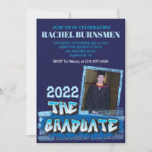 DE AFSTUDEREN AFGIFTE INVITE Graffiti Kaart (Voorkant)