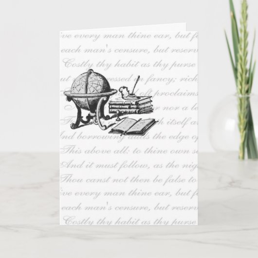 De Afstuderen bedankkaart (Voorkant)