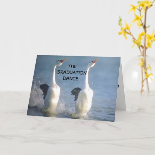 DE AFSTUDEREN DANKZIJ U MET NAME KAART (Gele Bloem)