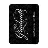 De Afstuderen, elegante zwarte Magneet (Verticaal)