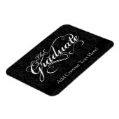 De Afstuderen, elegante zwarte Magneet (Linkerzijde)