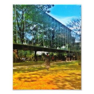 De afstuderen foto afdruk