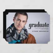 De Afstuderen fotograafpartij vieren Kaart (Voorkant / Achterkant)