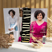 De Afstuderen Fun Trendy Magazine Hoesje Partij Folie Uitnodiging