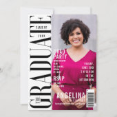 De Afstuderen Fun Trendy Magazine Hoesje Partij Kaart (Voorkant)