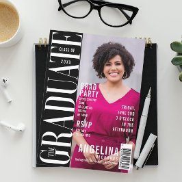 De Afstuderen Fun Trendy Magazine Hoesje Partij Kaart