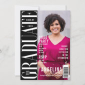 De Afstuderen Fun Trendy Magazine Hoesje Partij Kaart (Voorkant)